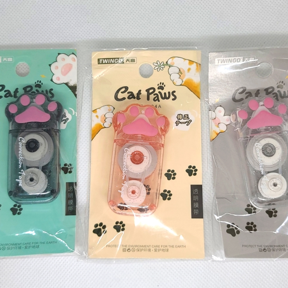 Kawaii Stationary Correction Tape Cat Paw